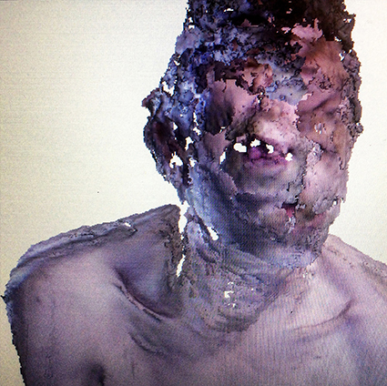 Interrupted 3D scan by artist Paul Coombs